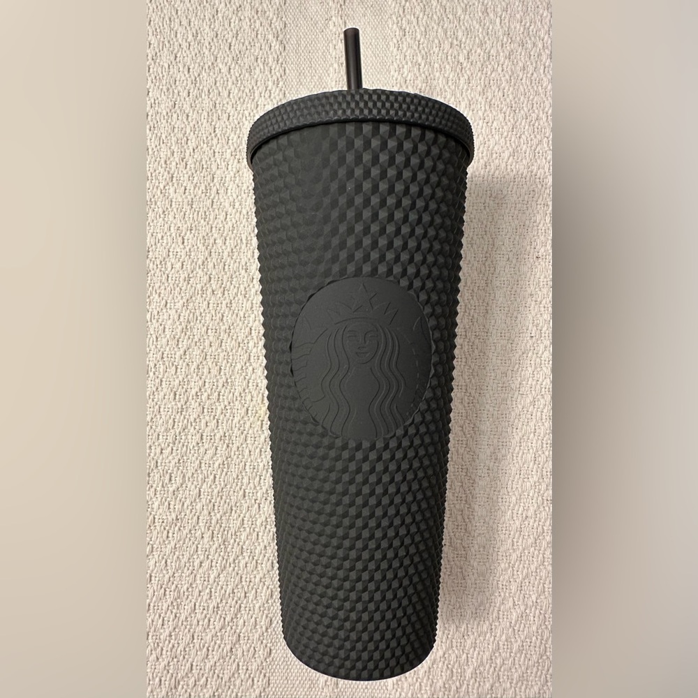 Walt Disney World 50th Anniversary Starbucks Tumbler with Straw – Black - NIB